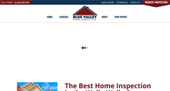 Desktop Screenshot of bluevalleyhomeinspection.com